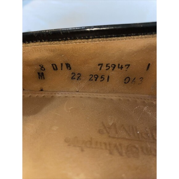 Johnston & Murphy Optima Wingtip Loafers Mens Size 8 D Black Leather Slip On main image 6